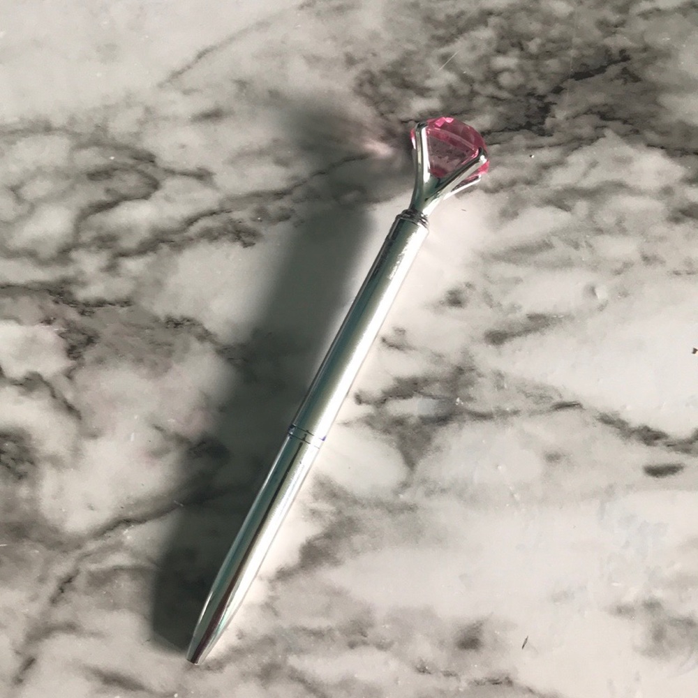✨ pink gem pen ✨